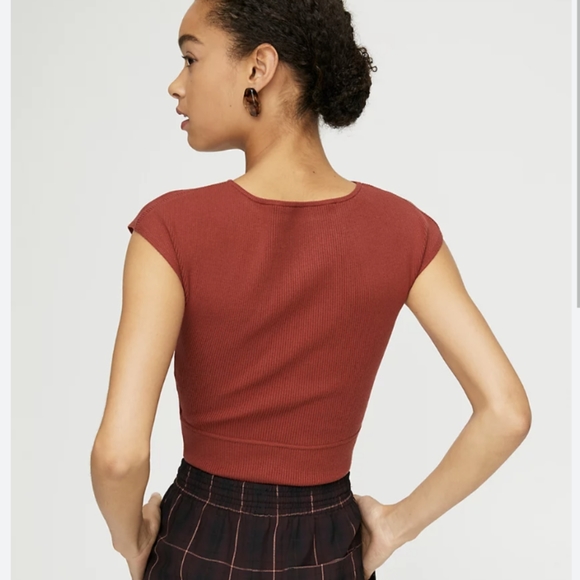Aritzia Wilfred cutout top S - Picture 3 of 5